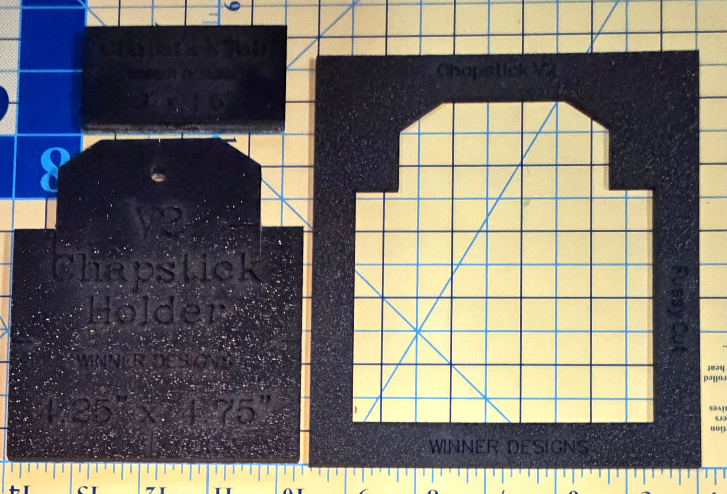 Chapstick Lipstick Lip Balm Holder Template V2