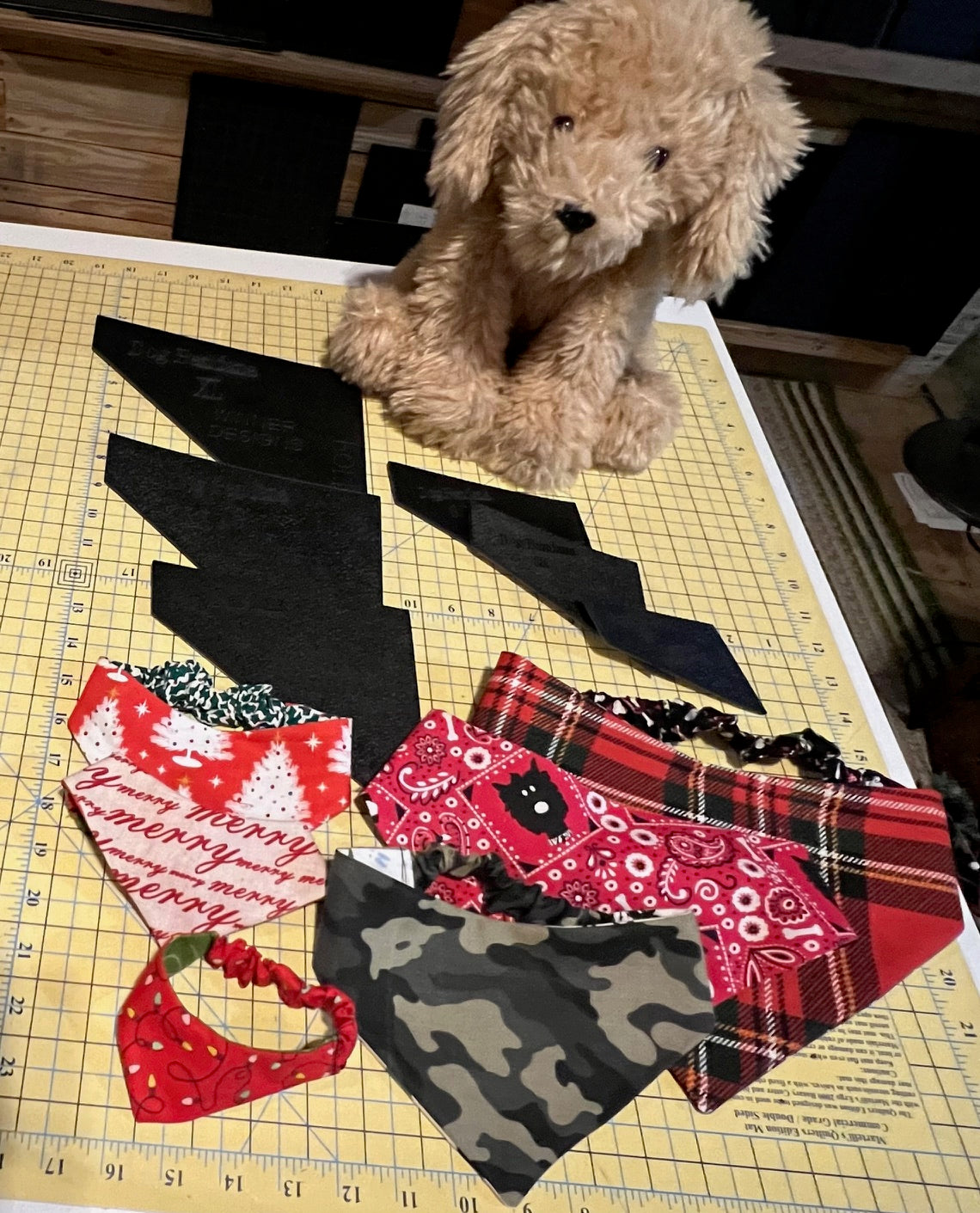 Dog Cat Bandana Templates - Elastic Slip On