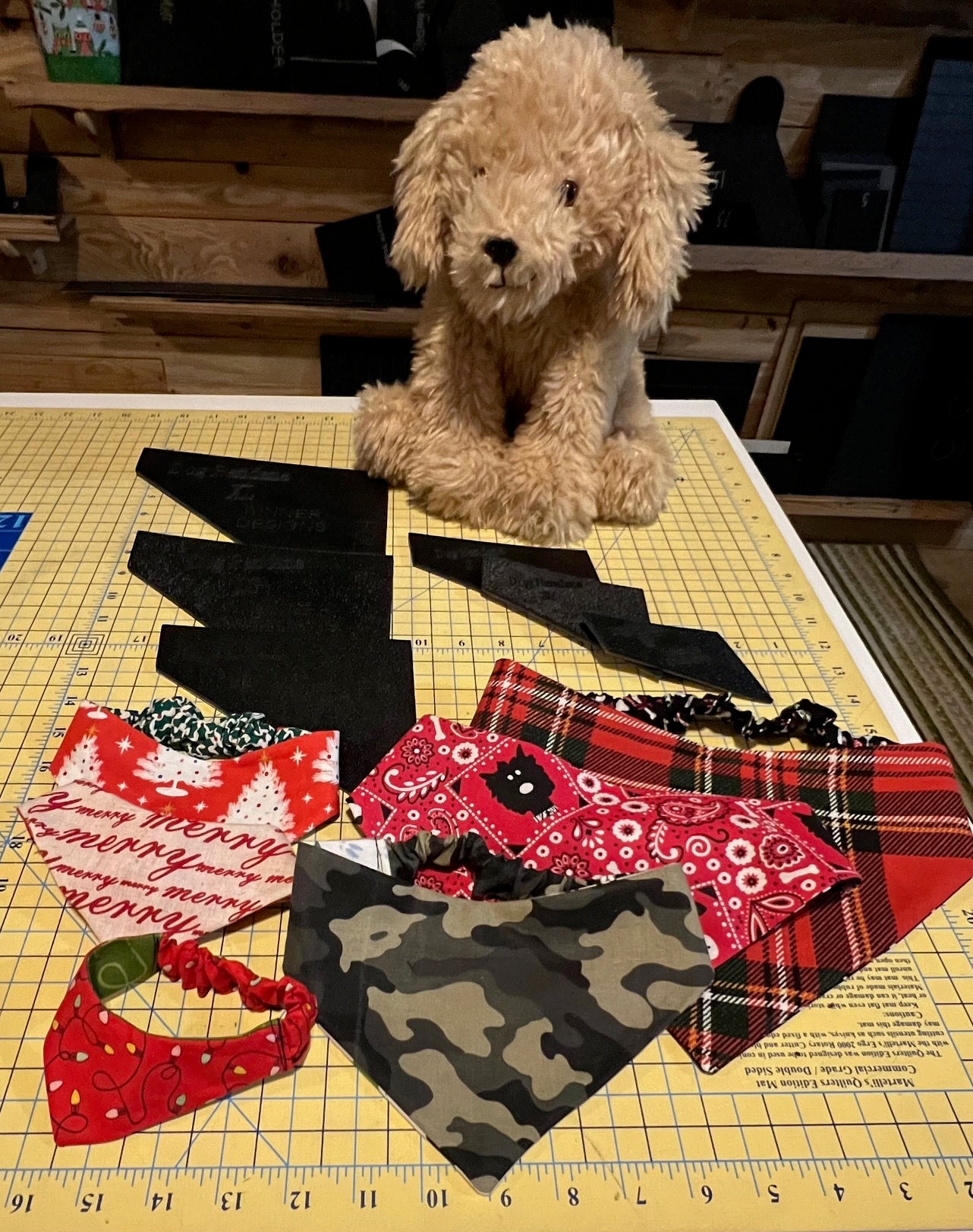 Dog Cat Bandana Templates - Elastic Slip On