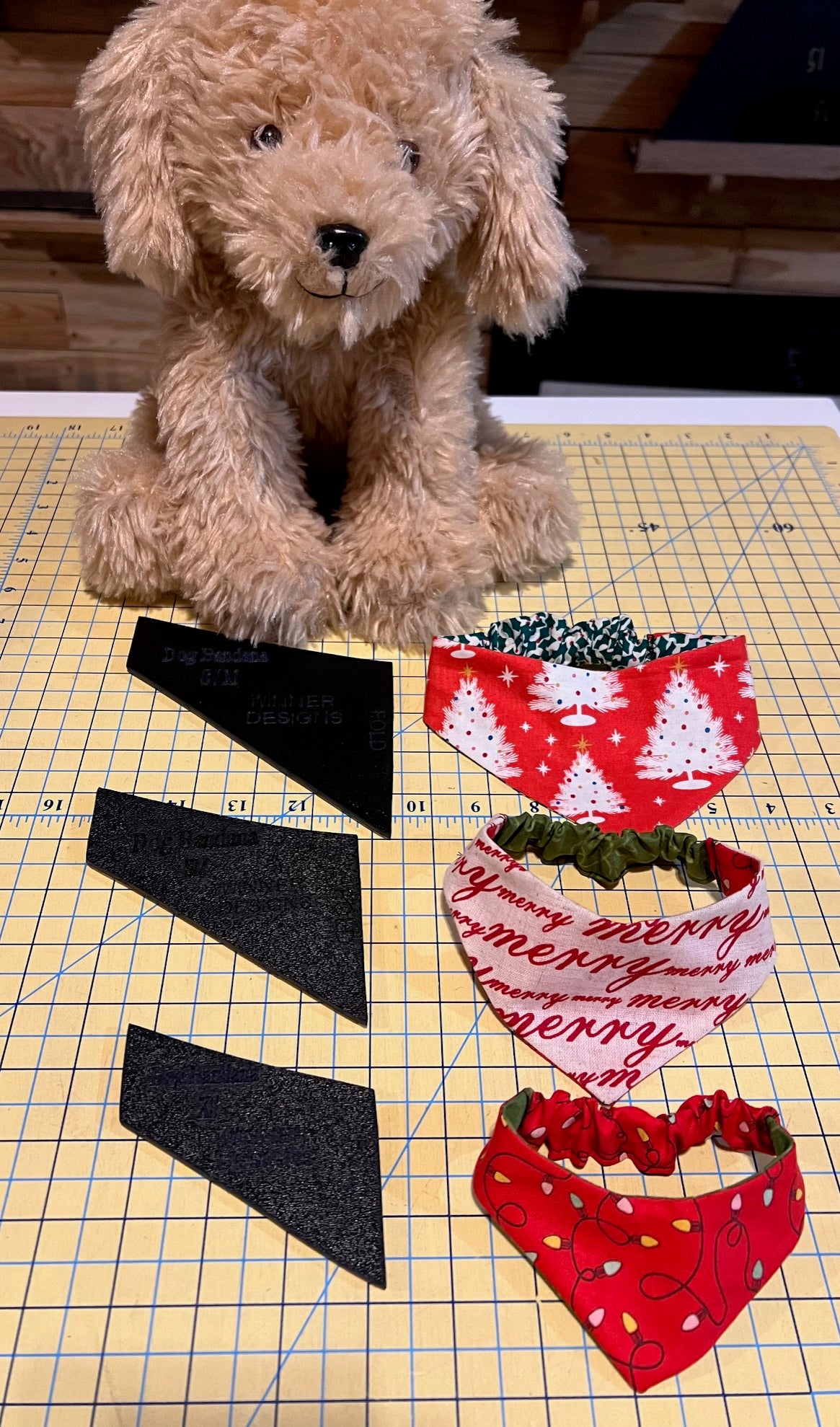 Dog Cat Bandana Templates - Elastic Slip On