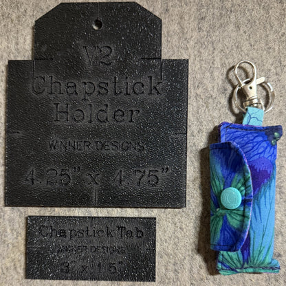 Chapstick Lipstick Lip Balm Holder Template V2