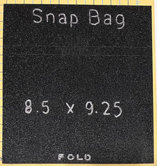 Snap Bag Templates - 3 Sizes