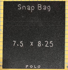 Snap Bag Templates - 3 Sizes