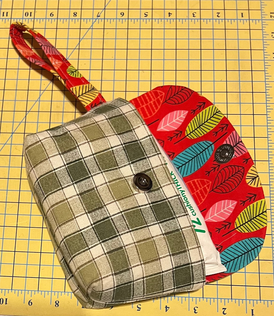 Snap Clutch Pouch 2 Piece Template Set