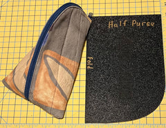 Half Purse Template