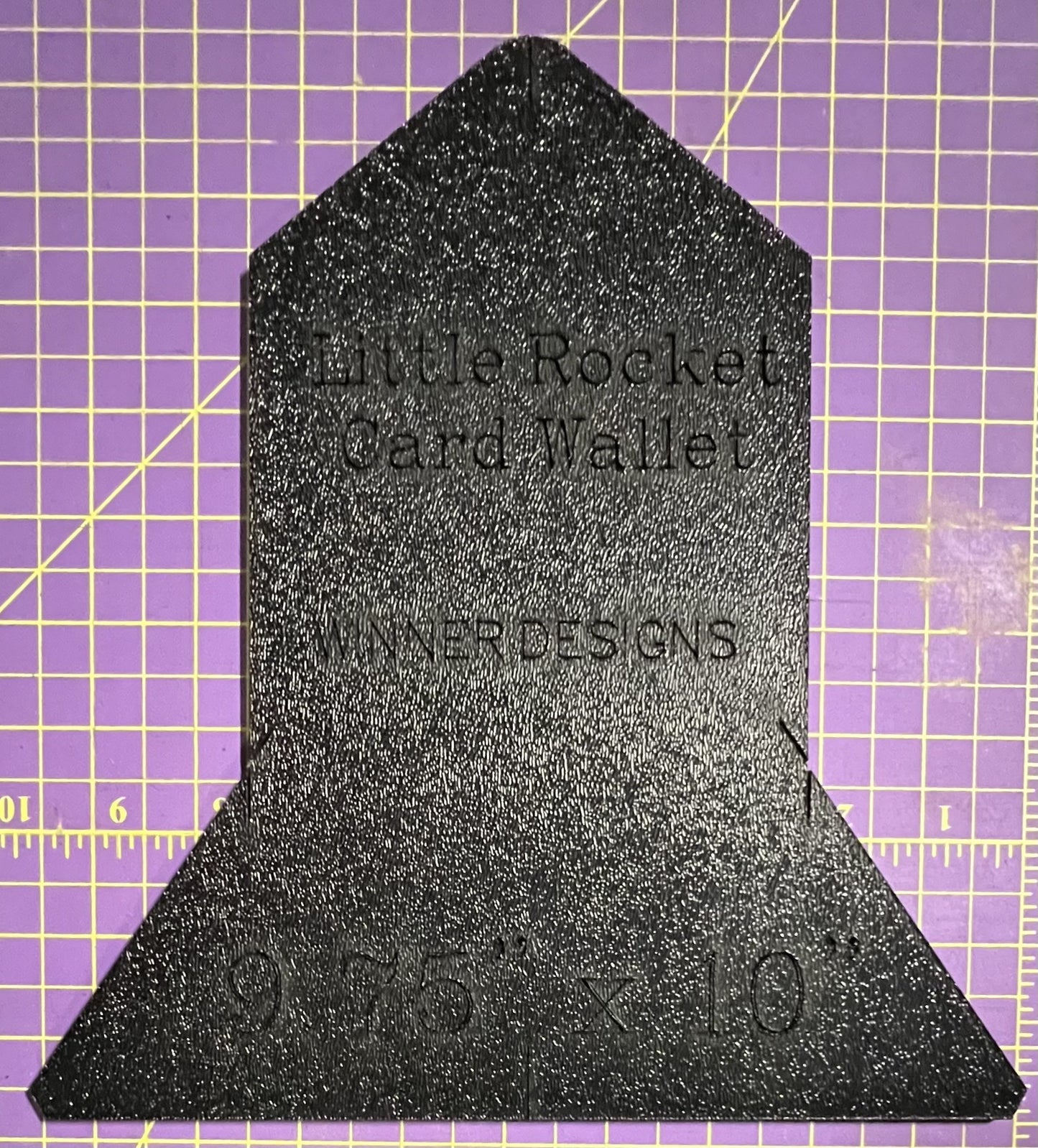 Little Rocket Card Wallet Template