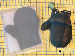 Mitten Ornament Template