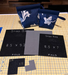 Snap Bag Templates - 3 Sizes