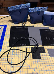 Snap Bag Templates - 3 Sizes