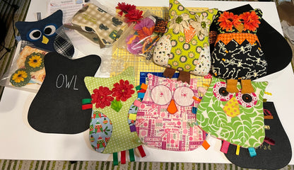 Owl Template, Owl Taggie Toy Kit