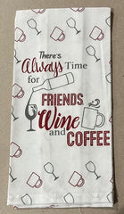 Towels for Towel Toppers - Coffee, Wine