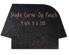 Single Curve Zip Pouch