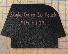 Single Curve Zip Pouch