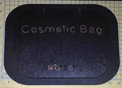 Cosmetic Bag, Fussy Cut Frame, Ruler
