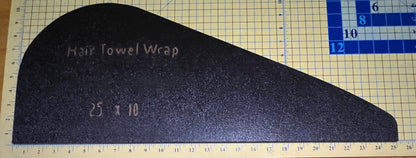 Hair Towel Wrap Template