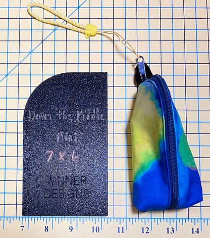 Down the Middle Mini Bag Template for Hand Sanitizer