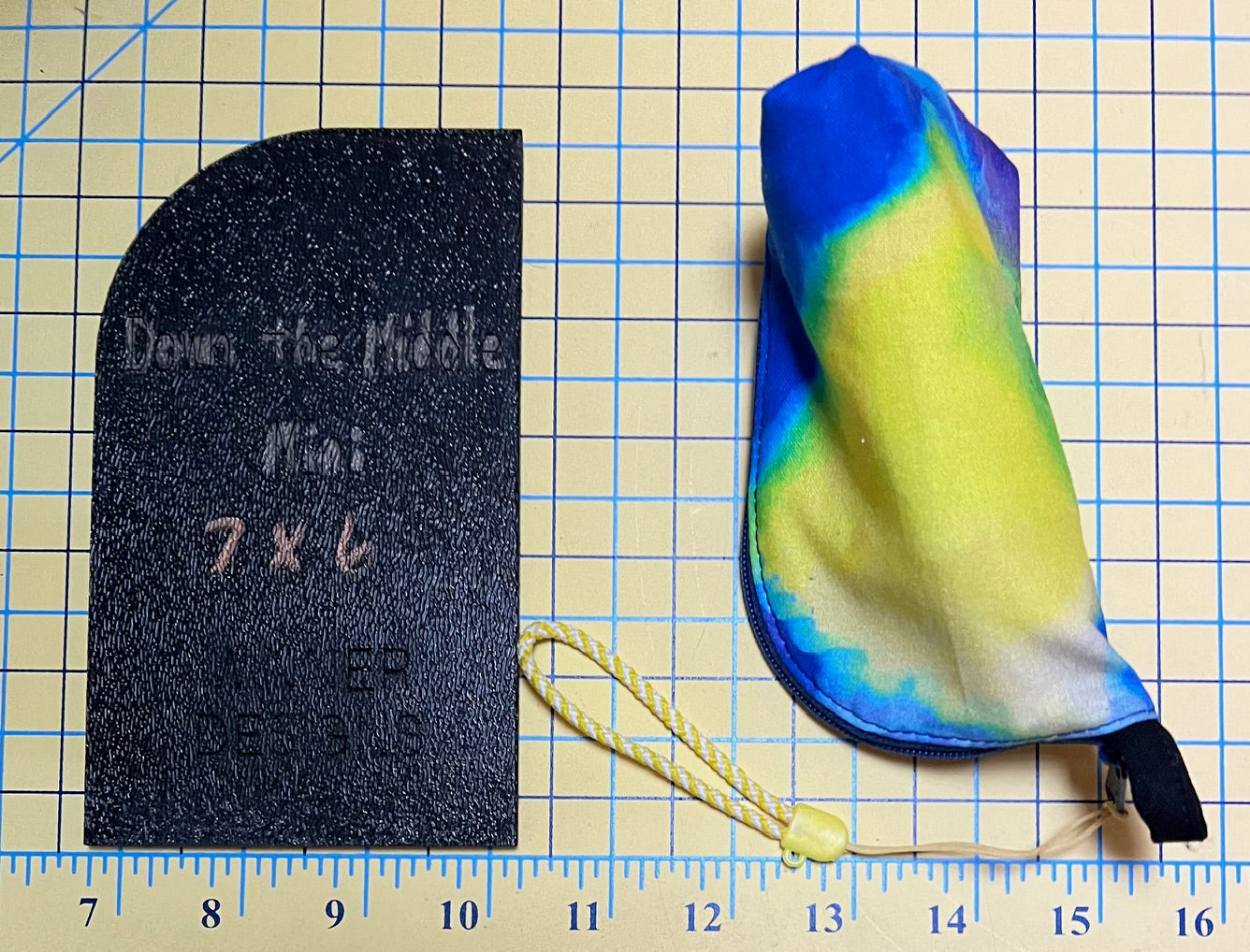 Down the Middle Mini Bag Template for Hand Sanitizer