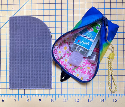 Down the Middle Mini Bag Template for Hand Sanitizer