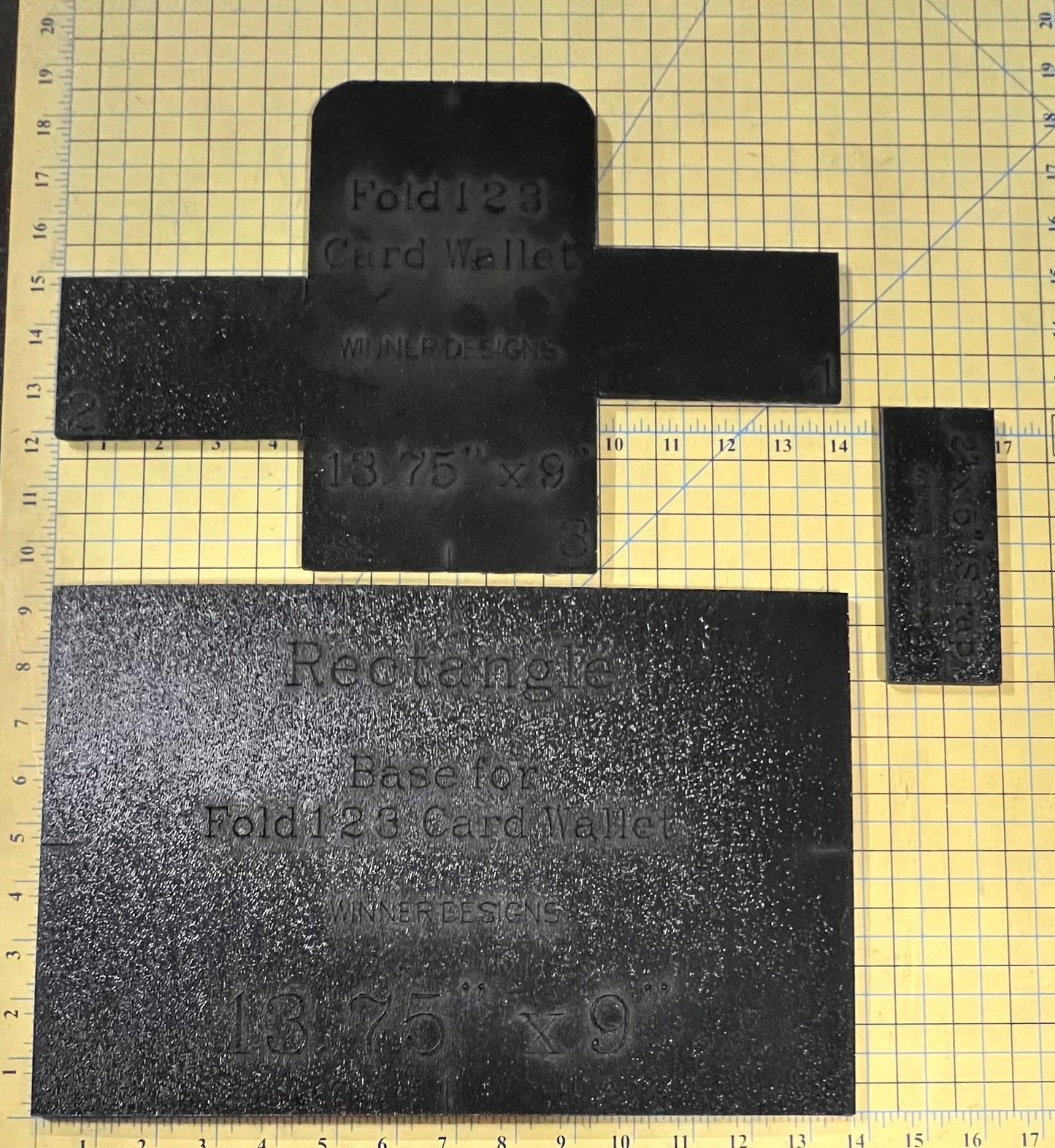 Fold 1 2 3 Card Wallet Template