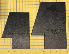 Wedge Bottom Pouch Templates