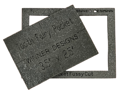 Tooth Fairy Pillow Full or Half Template 2 sizes