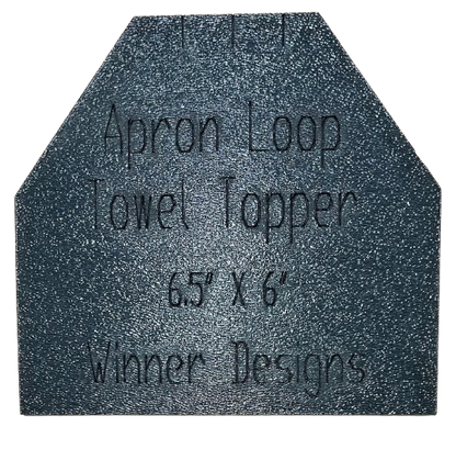 Towel Topper - Apron Loop Template