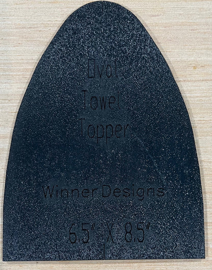 Towel Topper Oval Tab Top Template