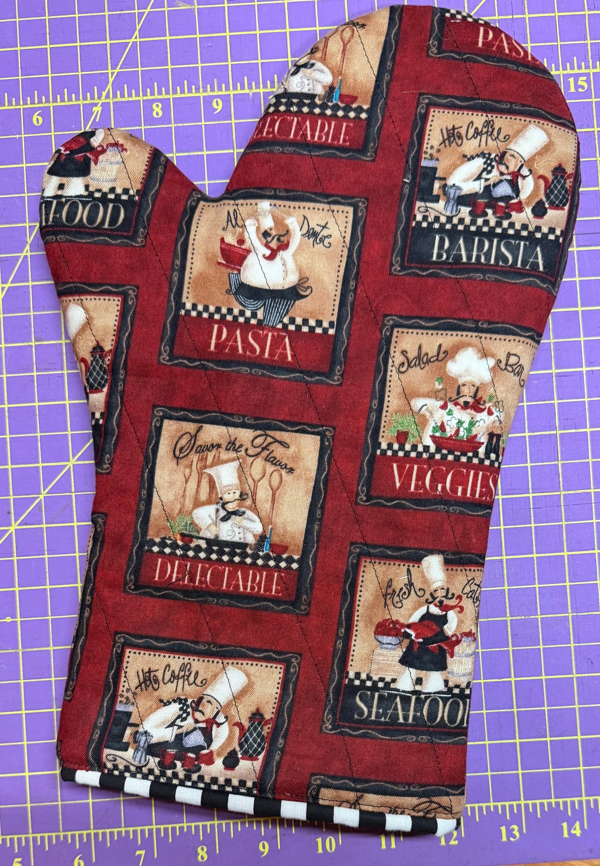 Oven Mitt Templates: Shorty, Shorty Long, for Men