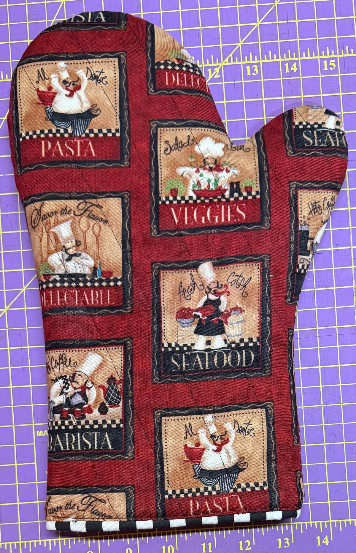 Oven Mitt Templates: Shorty, Shorty Long, for Men