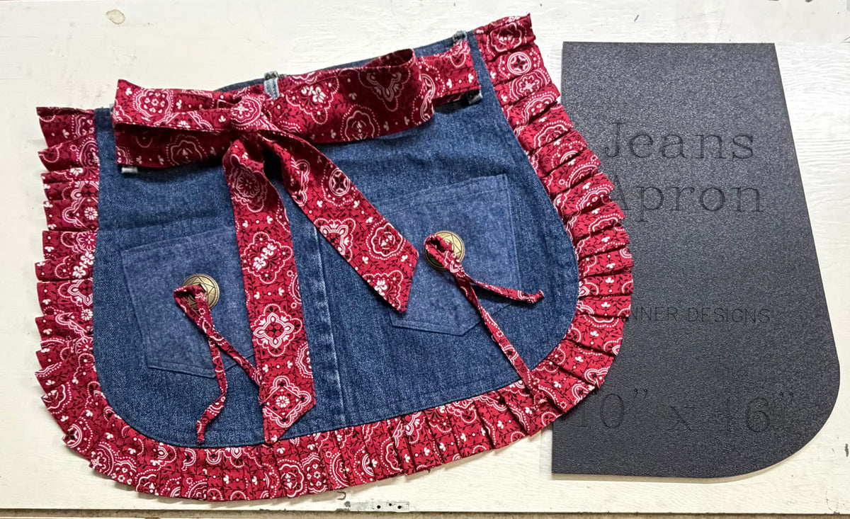 Half Apron Template + Pockets Templates