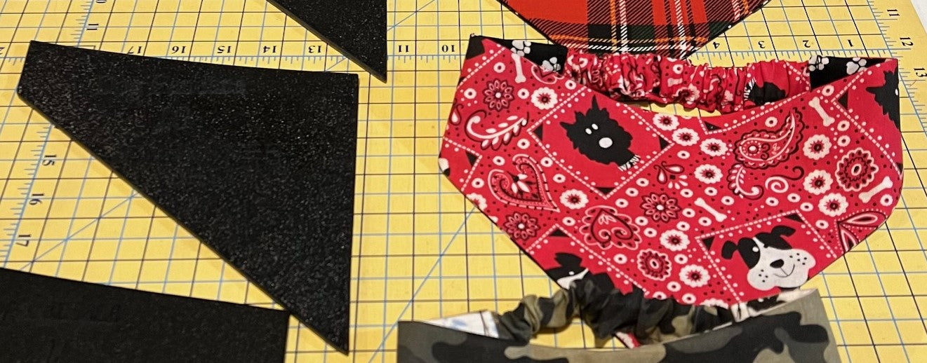 Dog Cat Bandana Templates - Elastic Slip On