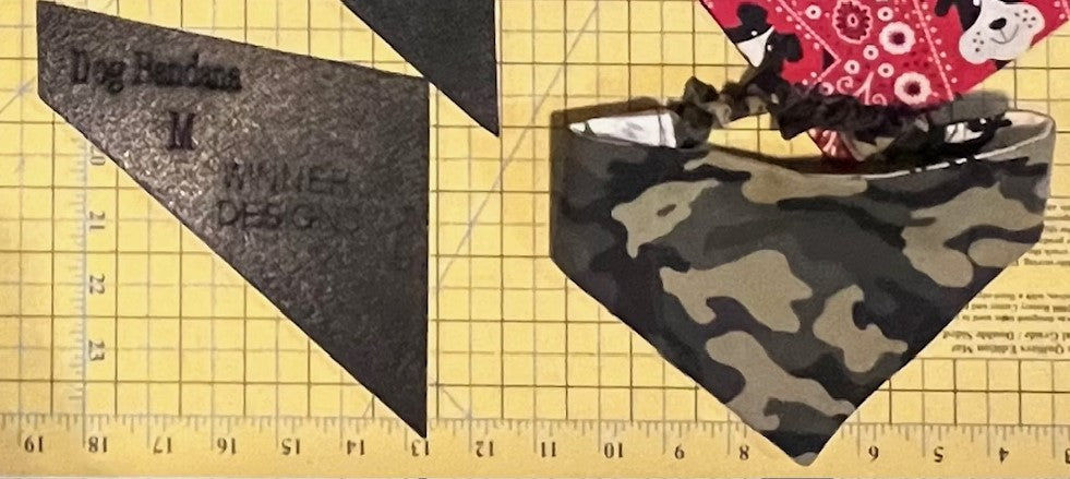 Dog Cat Bandana Templates - Elastic Slip On