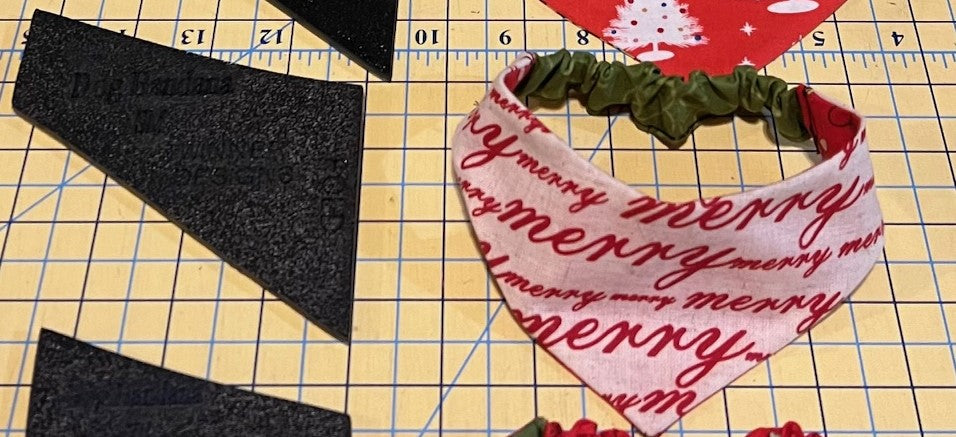 Dog Cat Bandana Templates - Elastic Slip On