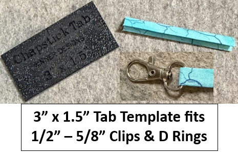 Chapstick Lipstick Lip Balm Holder Template V2