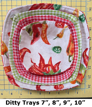 Ditty Basket Templates - Multiple Sizes