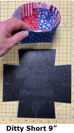 Ditty Basket Templates - Multiple Sizes