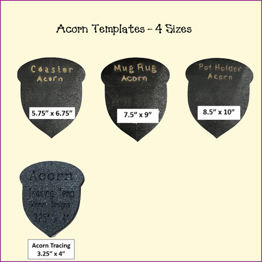 Fall Acorn Templates