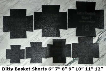 Ditty Basket Templates - Multiple Sizes