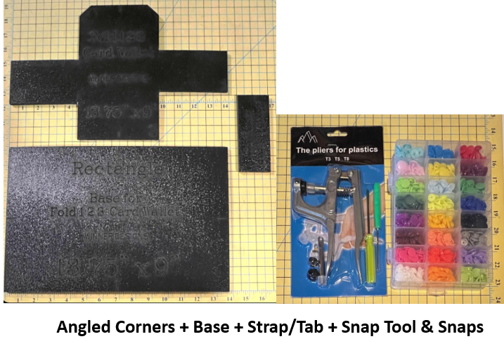 Fold 1 2 3 Card Wallet Template