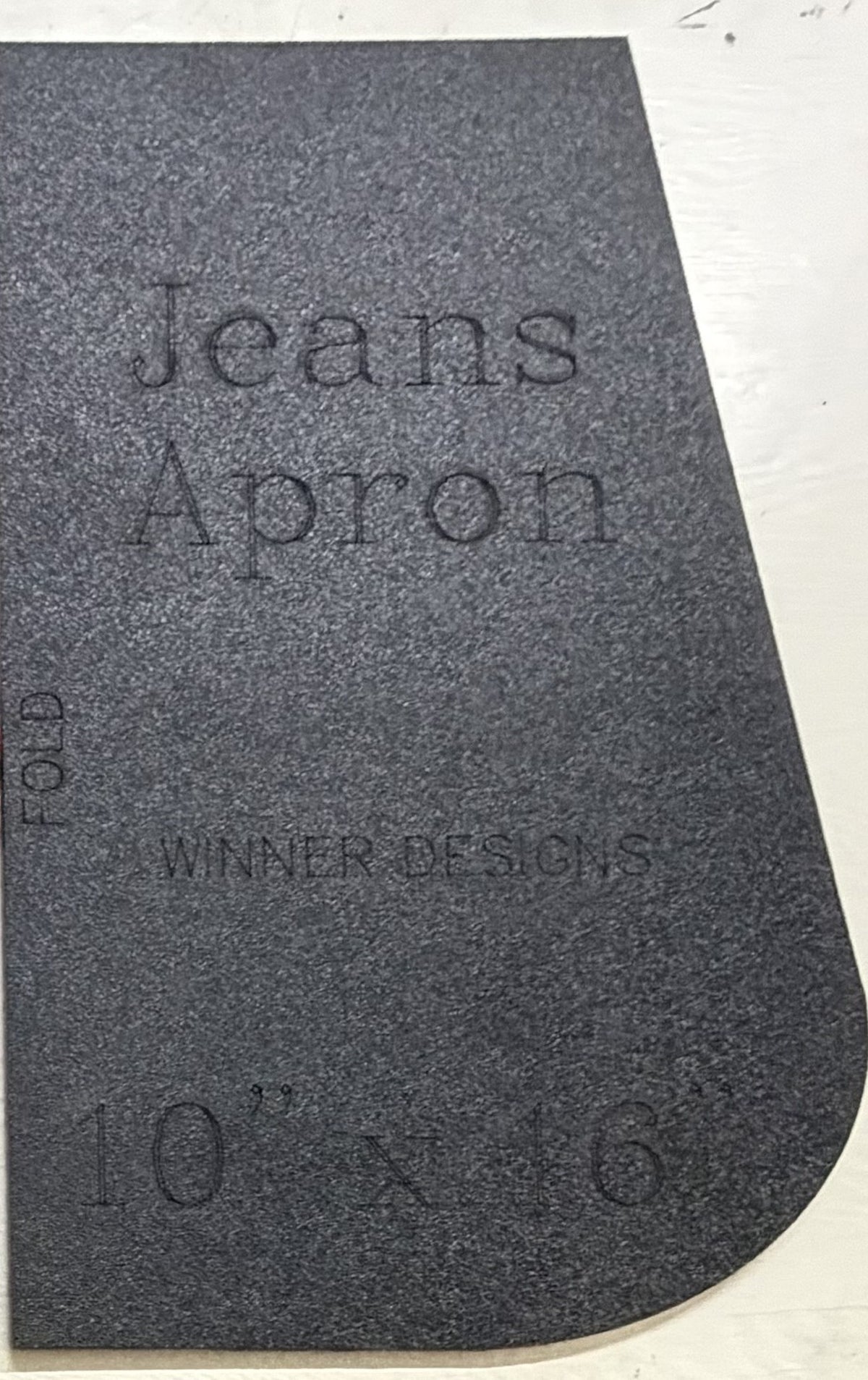 Half Apron Template + Pockets Templates