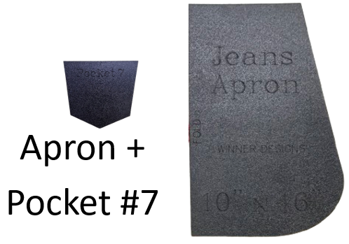 Half Apron Template + Pockets Templates