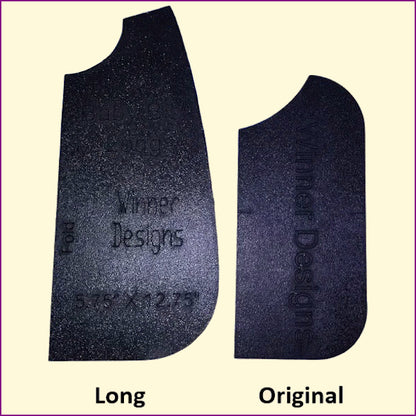 Baby Bib Templates with Elastic Closure - 2 sizes