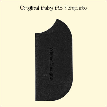 Baby Bib Templates with Elastic Closure - 2 sizes