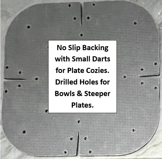 Microwave Bowl & Plate Cozy Templates with CUTOUTS - New!