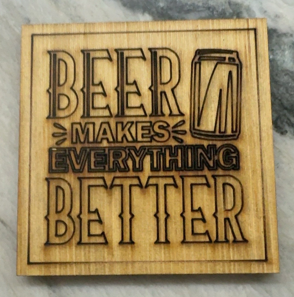 Laser Engraved Coasters