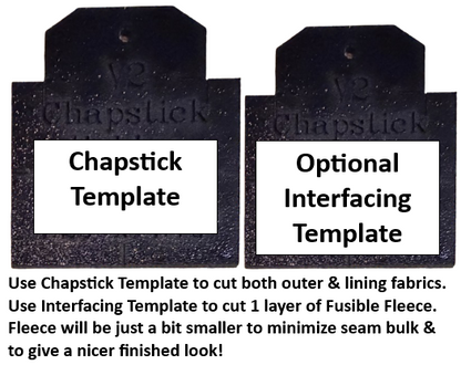 Chapstick Lipstick Lip Balm Holder Template V2