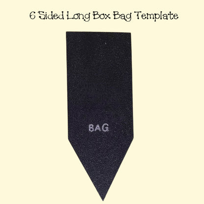 Box Bag Template - 6-sided Long