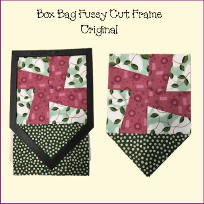 Box Bag Templates and Fussy Cut Frames