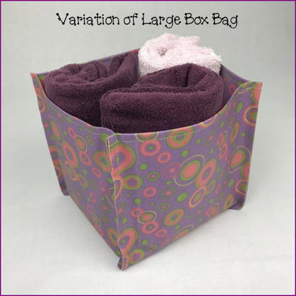 Box Bag Templates and Fussy Cut Frames