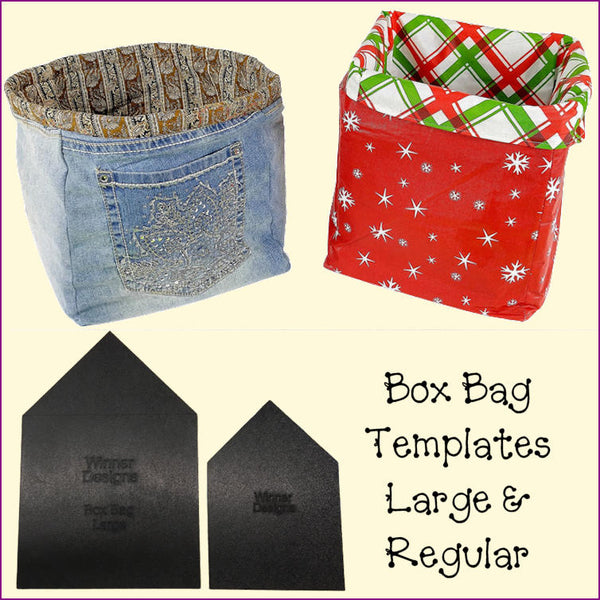 Box Bag Large Template Winner Designs